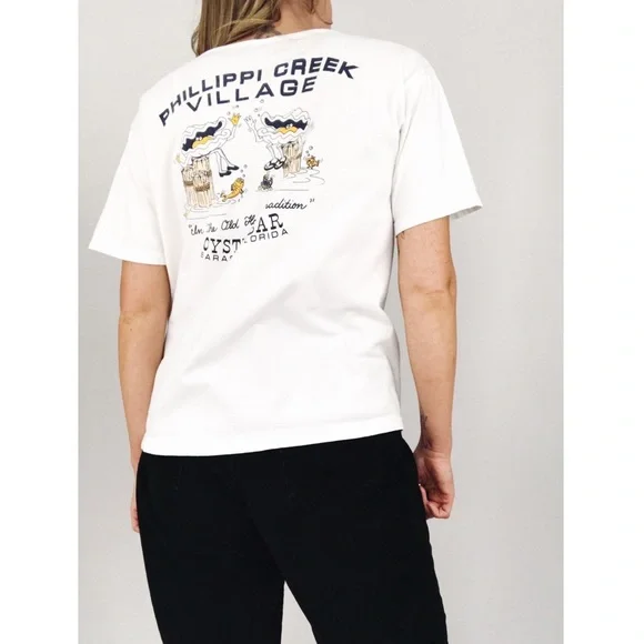 Vintage Hand-Drawn Graphic Souvenir Tee | Size M - Picture 7 of 11